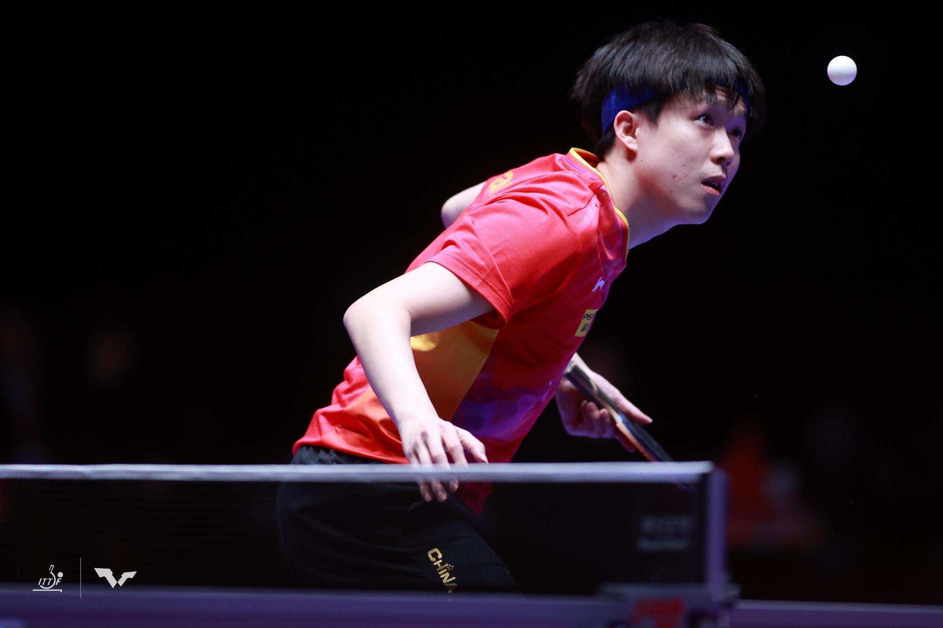 Men's Teams - Final - CHN vs FRA. ITTF World Team Table Tennis Championships Finals Busan 2024, BEXCO Convention Centre, Busan, Korea, 16 Feb - 25 Feb 2024.